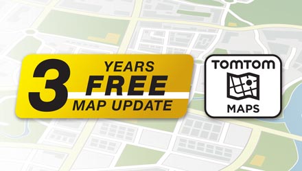TomTom Maps with 3 Years Free-of-charge updates - INE-W720E46