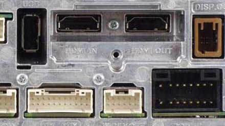 Connect HDMI Sources - rear view INE-W997E46