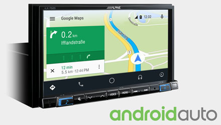 Online Navigation with Android Auto - iLX-702S453B